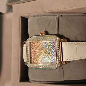 Michele Deco Carousel Rainbow Watch